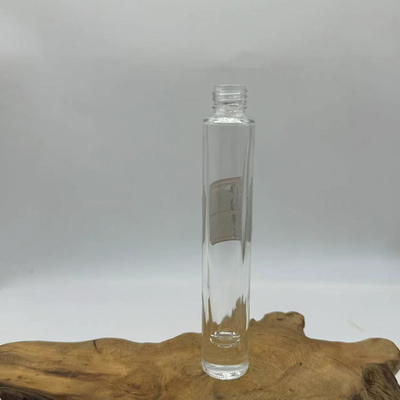 Botão de perfume redondo de vidro de 10 ml personalizado com pulverizador e tampa