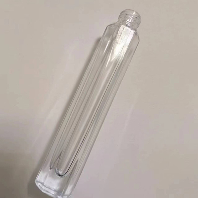 Garrafa de perfume de vidro de 10 ml personalizada com bomba de pulverização e tampa superior