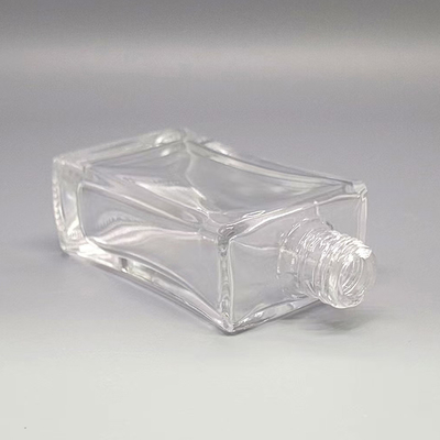 Garrafa de vidro personalizada de 20 ml, 30 ml e 50 ml com pulverizador de alumínio e tampa