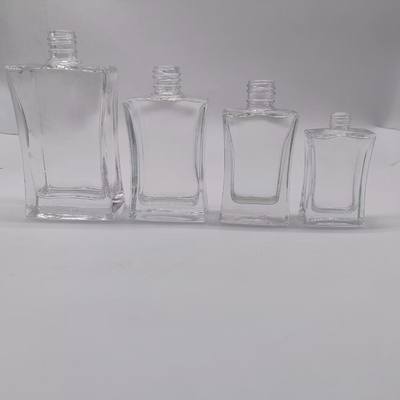 Garrafa de vidro personalizada de 20 ml, 30 ml e 50 ml com pulverizador de alumínio e tampa