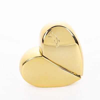 30 ml de luxo, em forma de coração, frasco de perfume com cores pintadas.