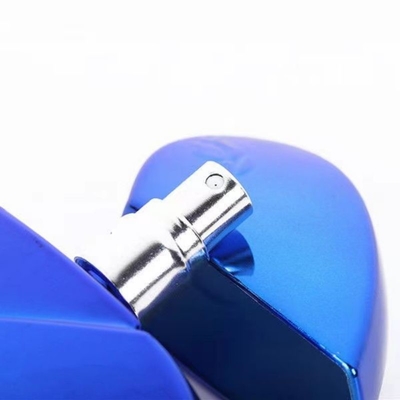 30 ml de luxo, em forma de coração, frasco de perfume com cores pintadas.