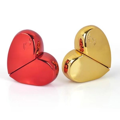 Botão de perfume de vidro de 30 ml personalizado com pulverizador de alumínio conjunto completo