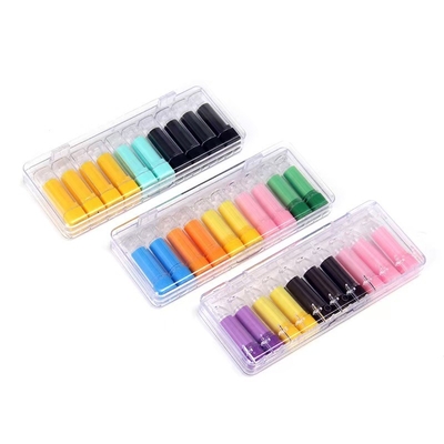 1g Capacidade Colorido Container Tubos de bálsamo labial para necessidade de beleza personalizada