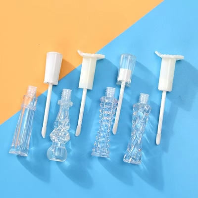 Cores vibrantes personalizadas 2.4ml Gloss de lábio vazio recipiente de tubo para cosméticos