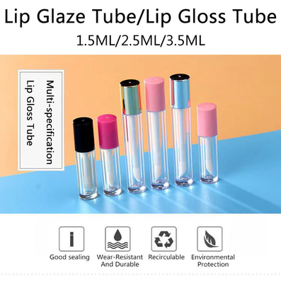 Tubo de 1,5 ml, 2,5 ml e 3,5 ml de batom personalizado com material plástico