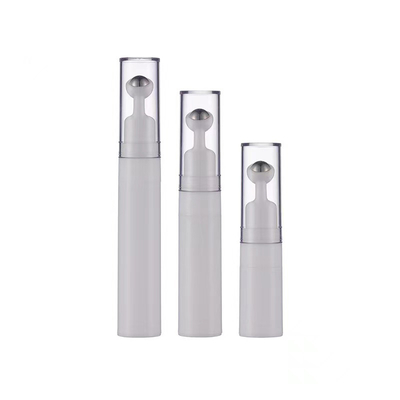 Tipo popular de frasco airless de creme para os olhos de plástico de 15ml usado para embalagem de cuidados com a pele