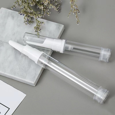 Frasco de bomba airless de creme para olhos de 15ml personalizado com cabeça especial usado para cosméticos