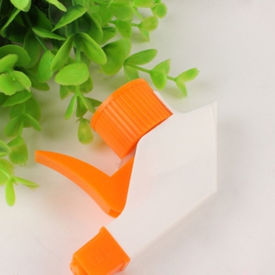 Círculo laranja 28/410 28/415 Pulverizador de gatilho de plástico utilizado para limpeza de garrafas