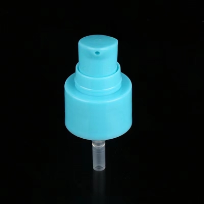 Bomba de distribuição de creme de plástico azul claro 20/410 utilizada para embalagens de cuidados pessoais