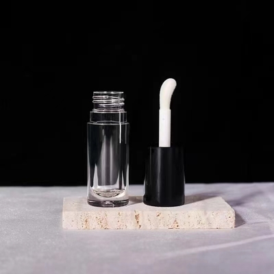Tubo de gloss labial cilíndrico de 6ml com tampa de rosca no mercado