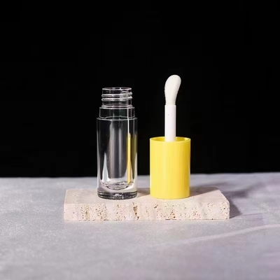 Tubo de gloss labial cilíndrico de 6ml com tampa de rosca no mercado