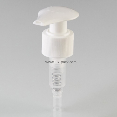 Bomba de loção plástica com interruptor esquerda/direita para frasco cosmético