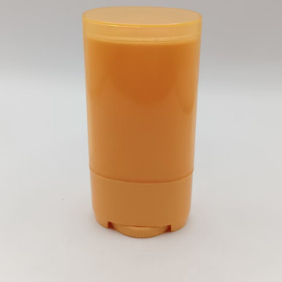 Bastão desodorante de enchimento inferior laranja de 15g com impressão personalizada