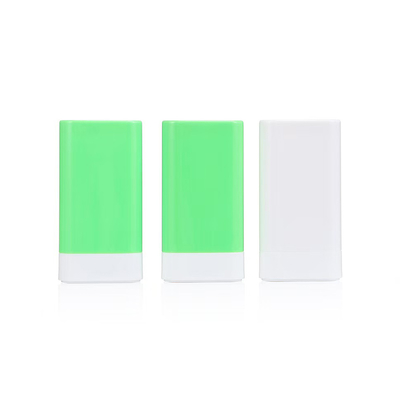 Recipiente de bastão desodorante ABS transparente de 20g com cor personalizada