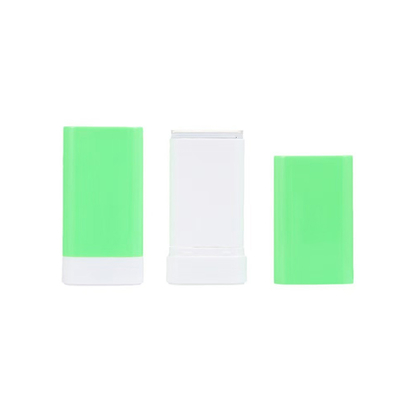Recipiente de bastão desodorante ABS transparente de 20g com cor personalizada