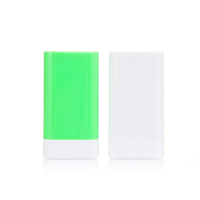 Recipiente de bastão desodorante ABS transparente de 20g com cor personalizada