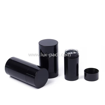 Preto COMO Recipiente de Bastão Desodorante de Camada Única 15ml a 100ml