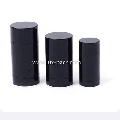 Preto COMO Recipiente de Bastão Desodorante de Camada Única 15ml a 100ml