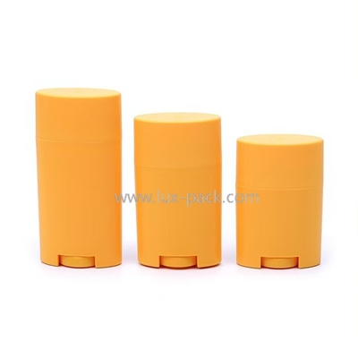 Recipiente personalizável para bastão desodorante PP de 30ml 50ml 75ml