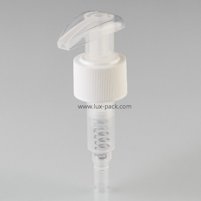 Bomba de loção de plástico de 24mm 28mm com cor personalizada para cosméticos