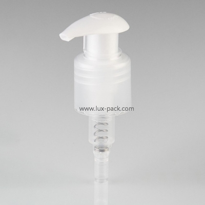 Bomba de loção de plástico de cor PP personalizada para cosméticos 24mm 28mm