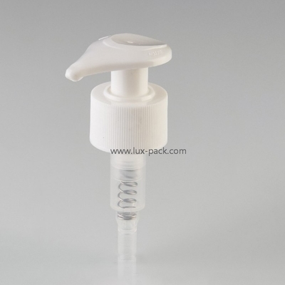 Bomba de loção de shampoo de cor personalizada de 24 mm e 28 mm com fechadura esquerda-direita