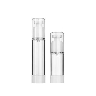 Frasco com Bomba Airless Personalizado de 15ml 30ml 50ml à Prova de Vazamento com Dosagem Controlada para Cuidados com a Pele e Cosméticos