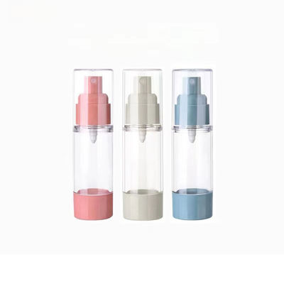 Frasco com Bomba Airless Personalizado de 15ml 30ml 50ml à Prova de Vazamento com Dosagem Controlada para Cuidados com a Pele e Cosméticos