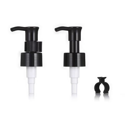 Bomba de loção PP personalizada com clip para cuidados com a pele 24/28mm
