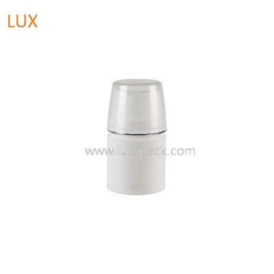 Frasco de bomba airless de 200ml 49,2mm Transparente AS+PP Embalagem Cosmética