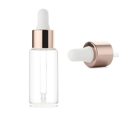 Garrafa de óleo essencial de vidro congelado de 20 ml com pescoço de 18 mm