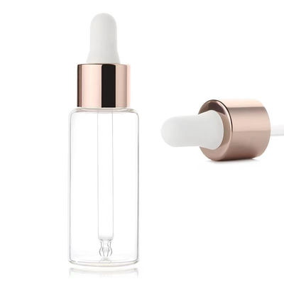 Garrafa de óleo essencial de vidro congelado de 20 ml com pescoço de 18 mm