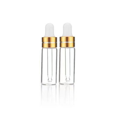 Garrafa de óleo essencial de vidro âmbar 10 ml com tampa de parafuso