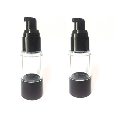 Frasco com Bomba Airless Personalizado de 15ml 30ml 50ml à Prova de Vazamento com Dosagem Controlada para Cuidados com a Pele e Cosméticos