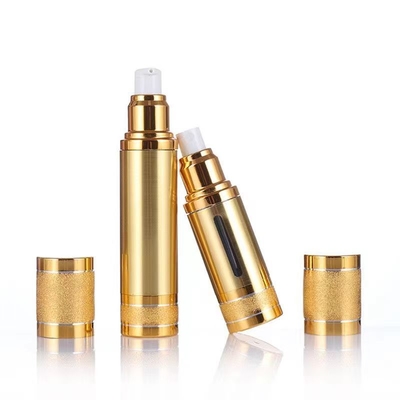 Botelha sem ar de alumínio de 30 ml e 50 ml com cor personalizada