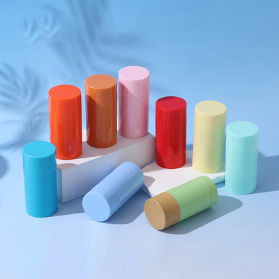 Deodorante de plástico de cor personalizada 15g-100g reciclável