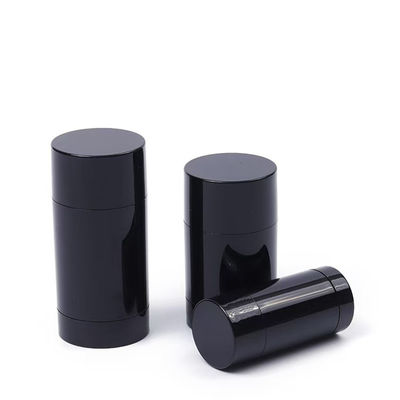 Bastão de desodorante vazio de plástico de 15g-100g para creme de cuidados com a pele