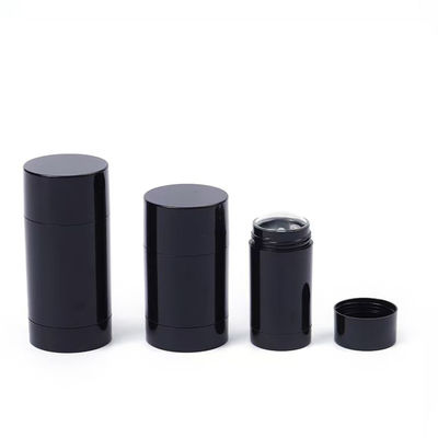 Bastão de desodorante vazio de plástico de 15g-100g para creme de cuidados com a pele