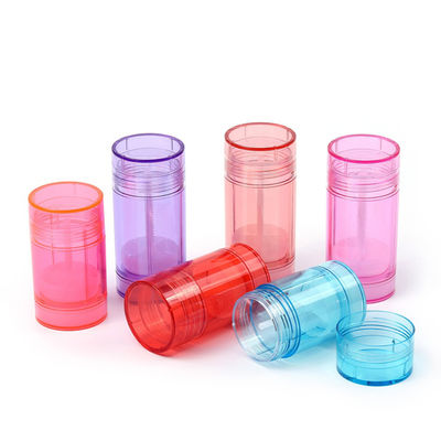 Bastão de desodorante vazio de plástico de 15g-100g para cuidados com a pele