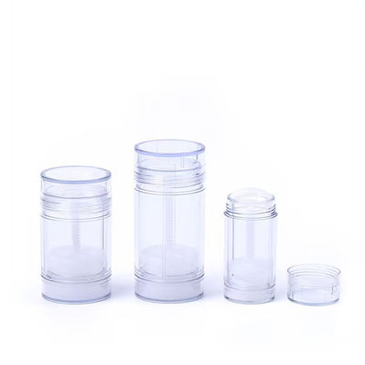 Bastão de desodorante vazio de plástico de 15g-100g para cuidados com a pele