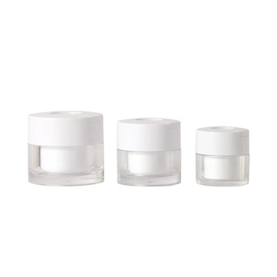 30g 50g frasco de creme acrílico com colher para cosméticos
