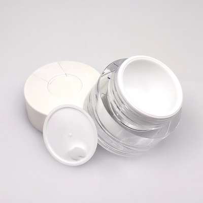 30g 50g frasco de creme acrílico com colher para cosméticos