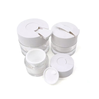30g 50g frasco de creme acrílico com colher para cosméticos
