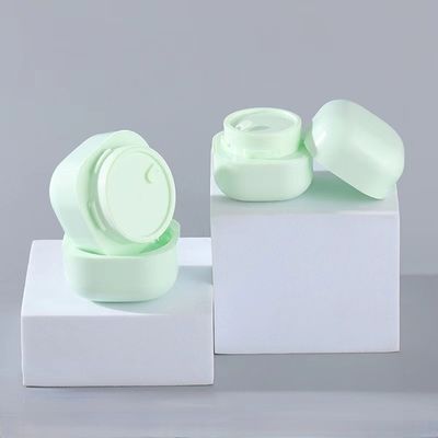 Jarro de creme de plástico de PP quadrado personalizado 20g a 100g