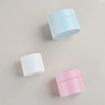 Frasco de creme PP plástico personalizado de 5g a 50g para produtos cosméticos