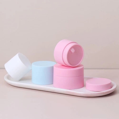 Jar de creme de plástico PP 5g a 50g Cores personalizadas MOQ 10000pcs