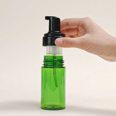 Garrafa de bomba de espuma PET de plástico a retalho com cor personalizada para sabonetes cosméticos líquidos