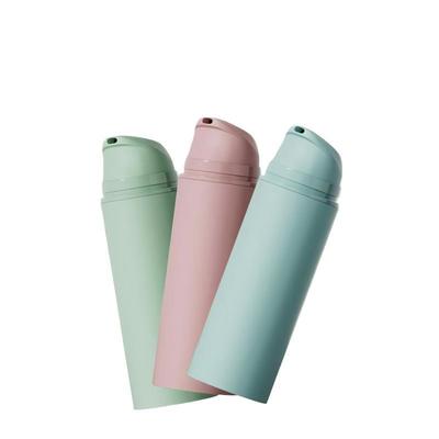 Garrafa mal ventilada recarregável da bomba 50ml com impressão colorida da personalização para cuidados com a pele e cosméticos