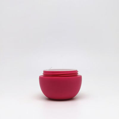 Jarro esférico de creme de plástico de 25g com design ergonômico para uso fácil no cuidado da pele